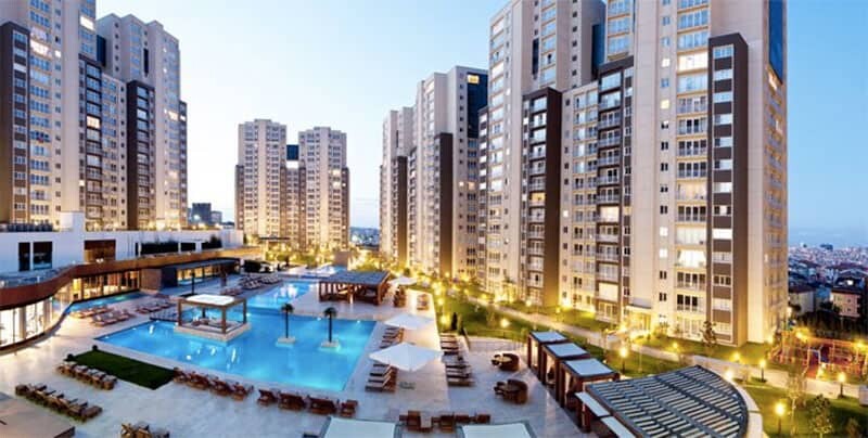 Residential complexes in Turkey