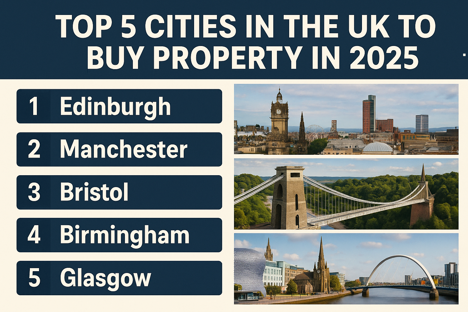 Top 5 Cities in the UK to Buy Property in 2025 | APARTMENTS FOR SALE IN ...